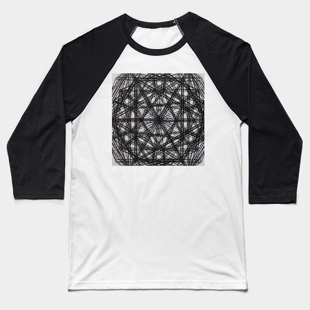 Gmtrn wireframe Baseball T-Shirt by Seni Lawal